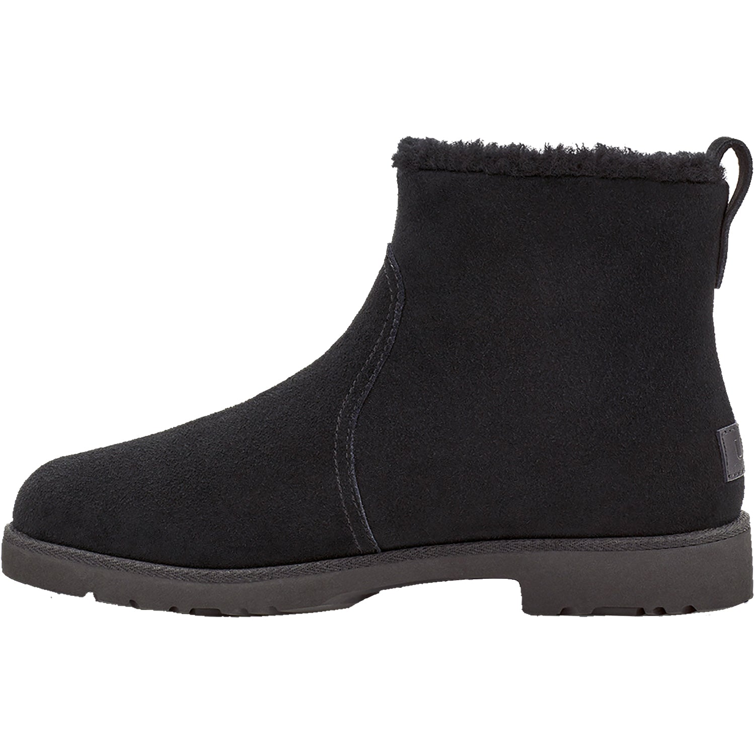 UGG Romely Zip Women's Ankle Boots Black Sheepskin