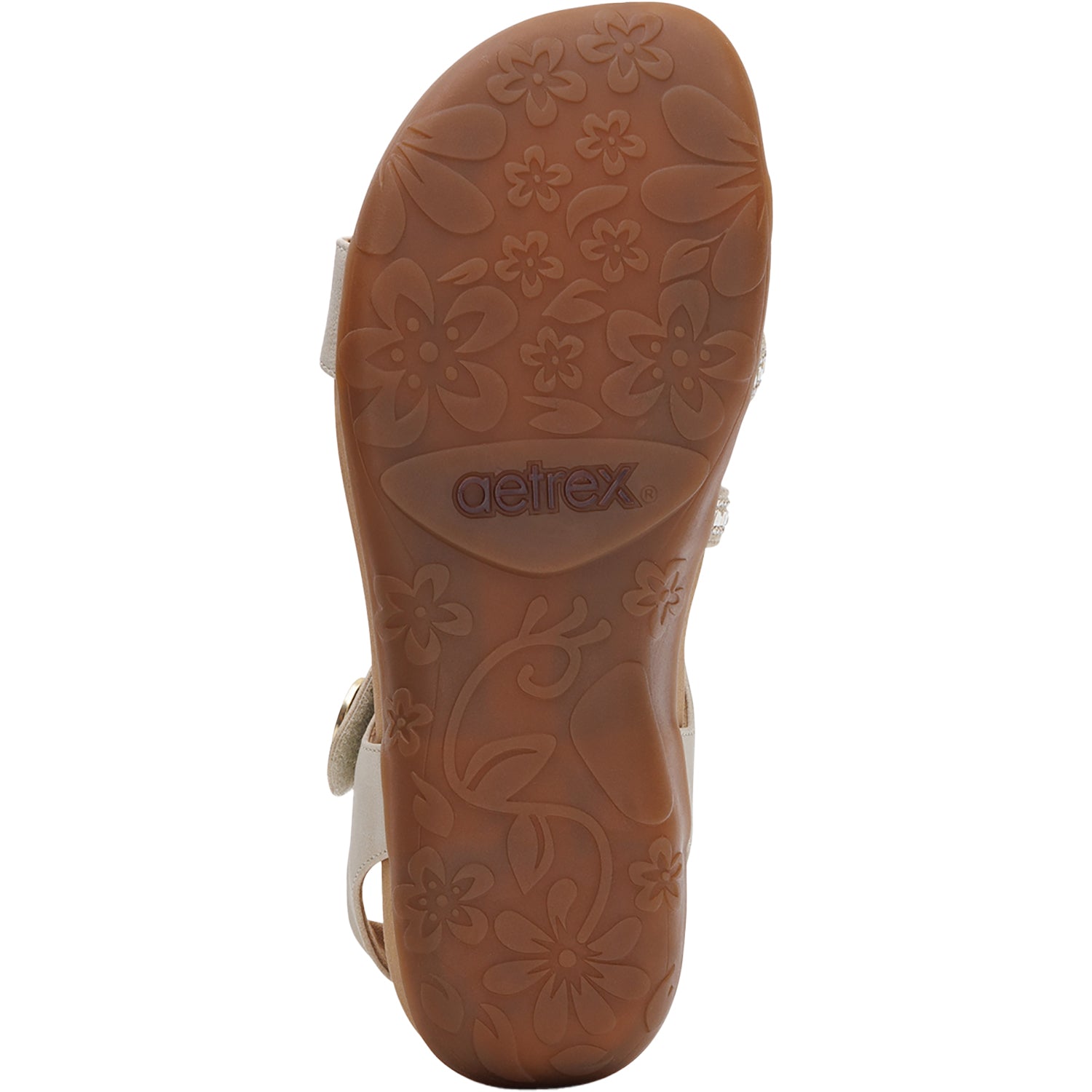Aetrex Jess Jeweled Women's Sandals Champagne Sparkle