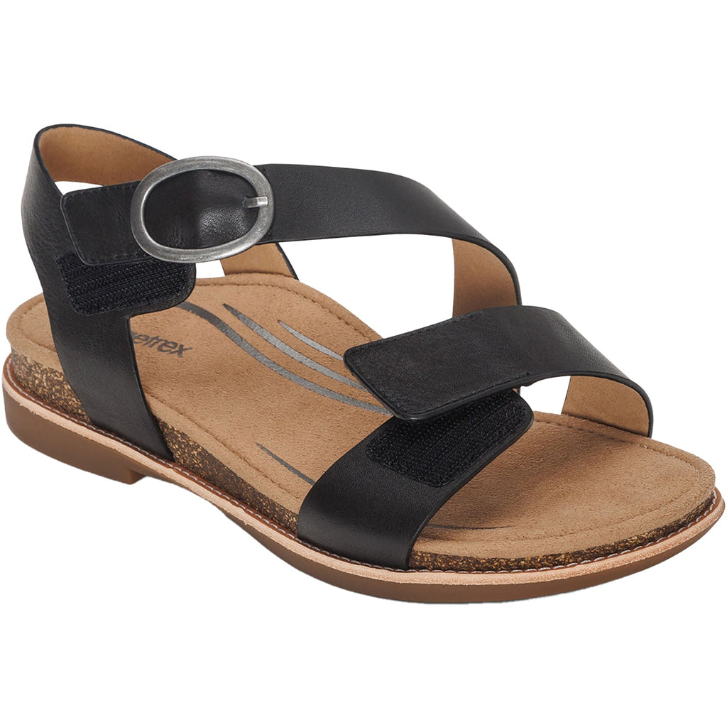 Aetrex Tamara Women's Sandals Black Leather
