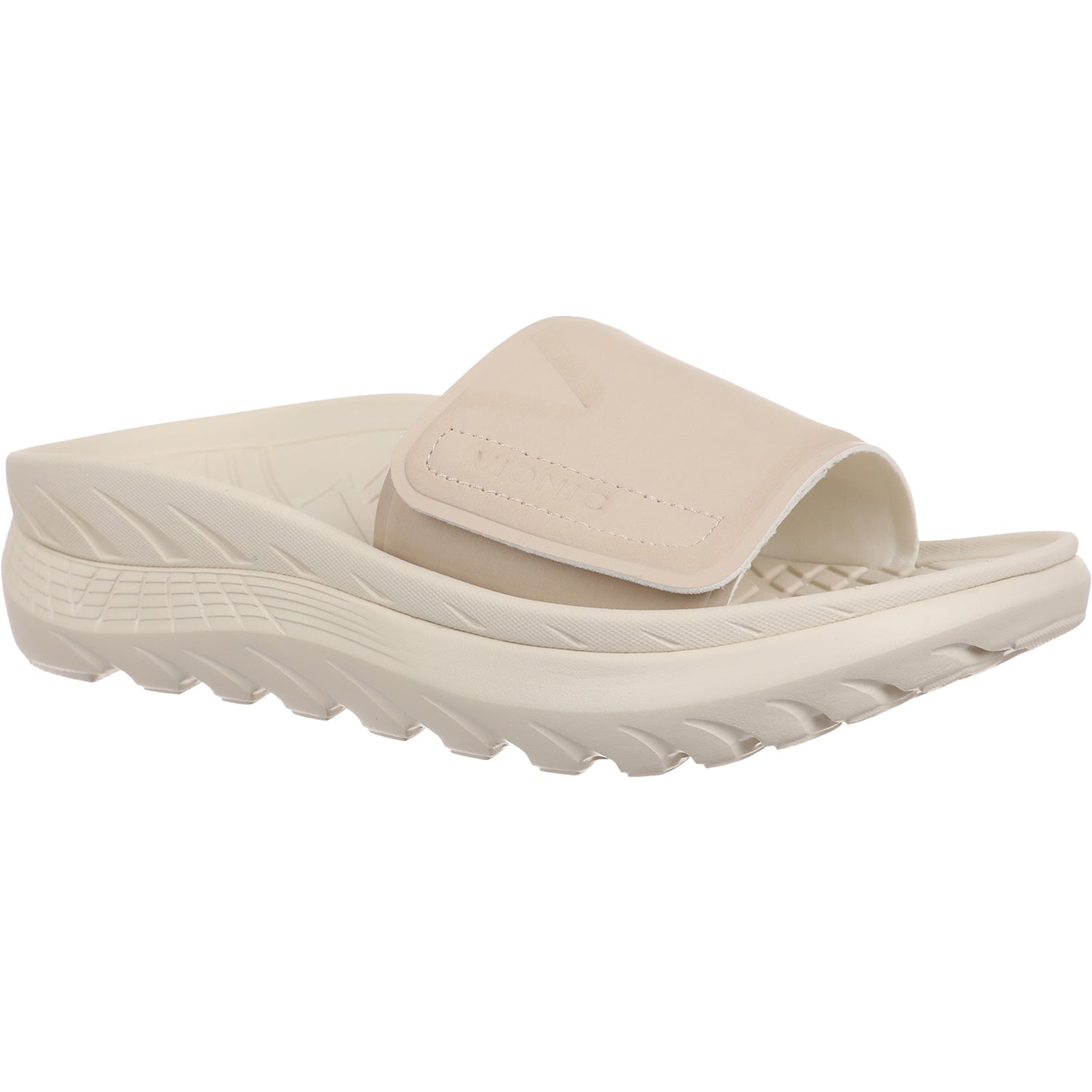 Vionic Rejuvenate Unisex Recovery Sandals Cream Synthetic