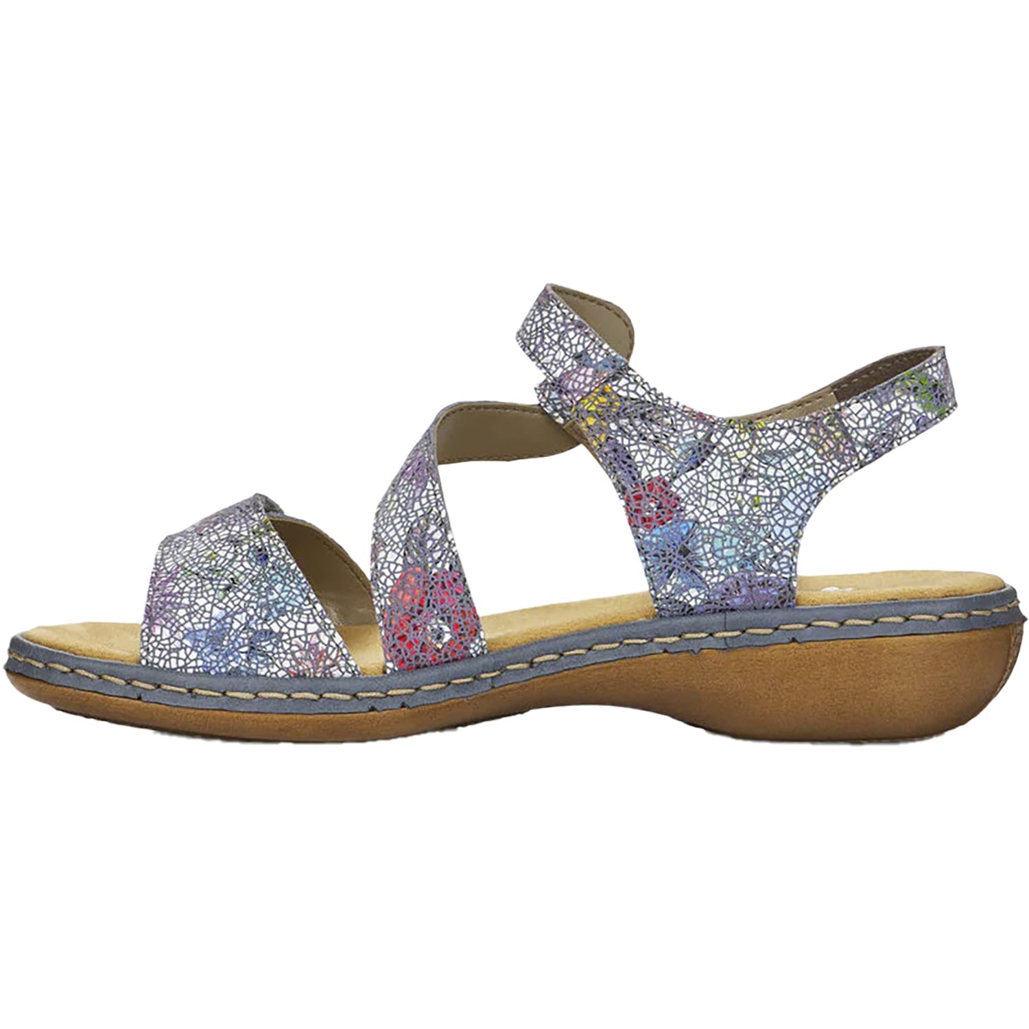 Rieker 659C7-90 Regina C7 Women's Sandals Adria-Multi Leather
