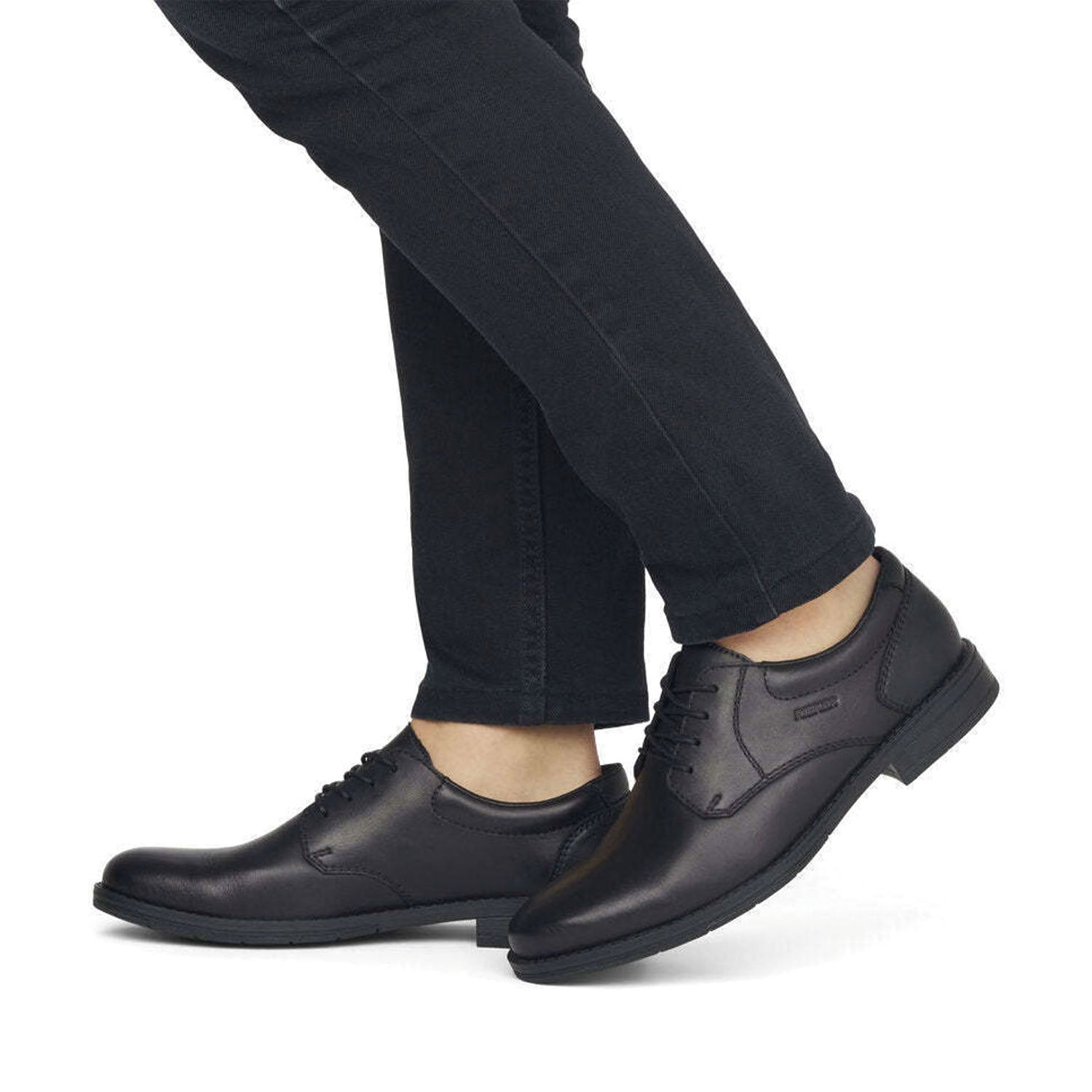 Rieker 10304-00 Dominik 04 Men's Dress Shoes Nero/Black
