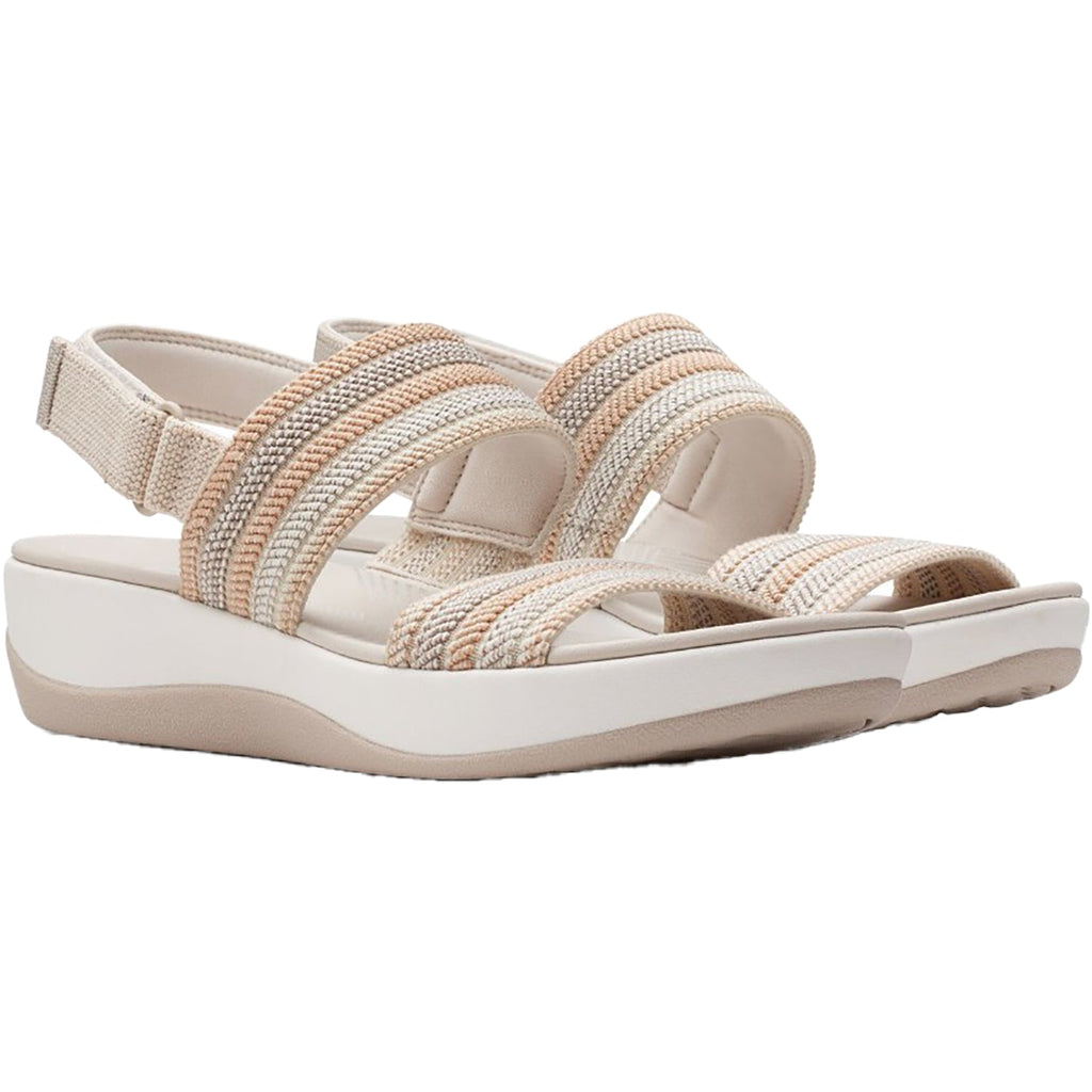Clarks Cloudsteppers Arla Stroll Women's Sandals Beige Combi Synthetic