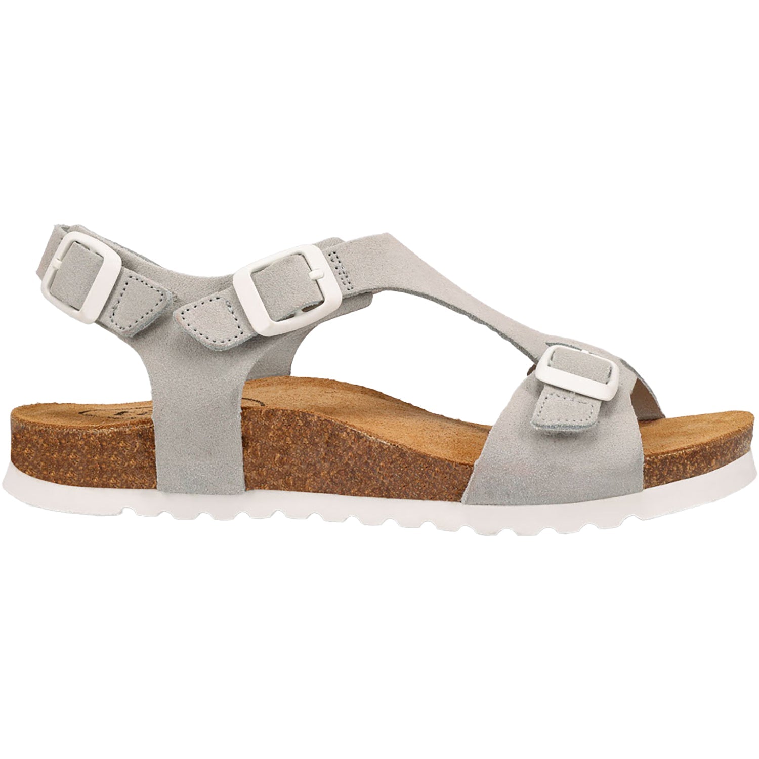 Taos MVP Women's Sandals Light Grey/White Buckle