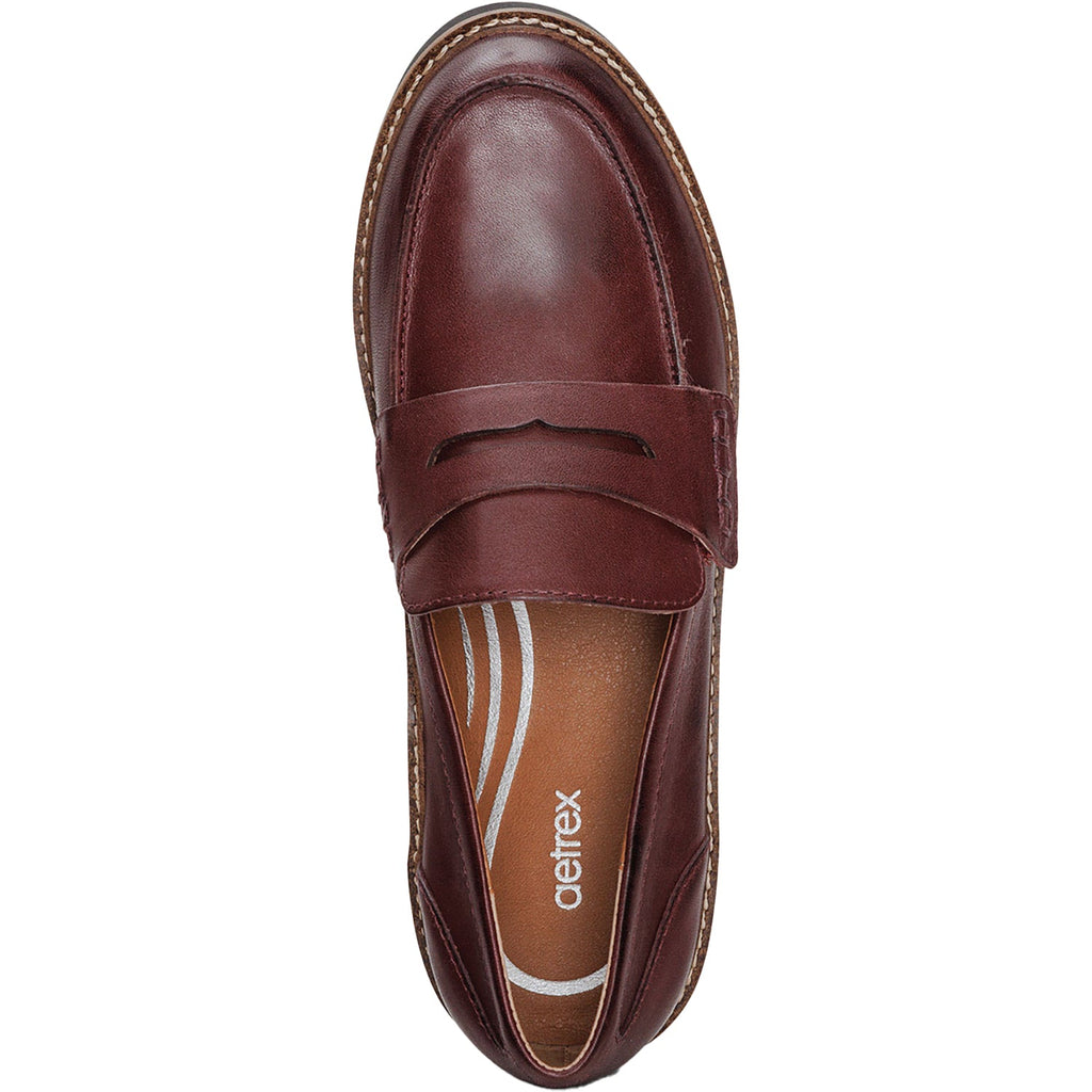 Aetrex Collette Loafer Women's Loafers Burgundy