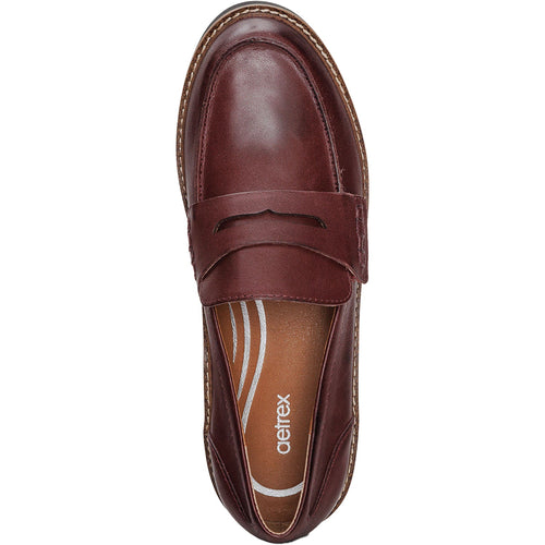 Aetrex Collette Loafer Women's Loafers Burgundy