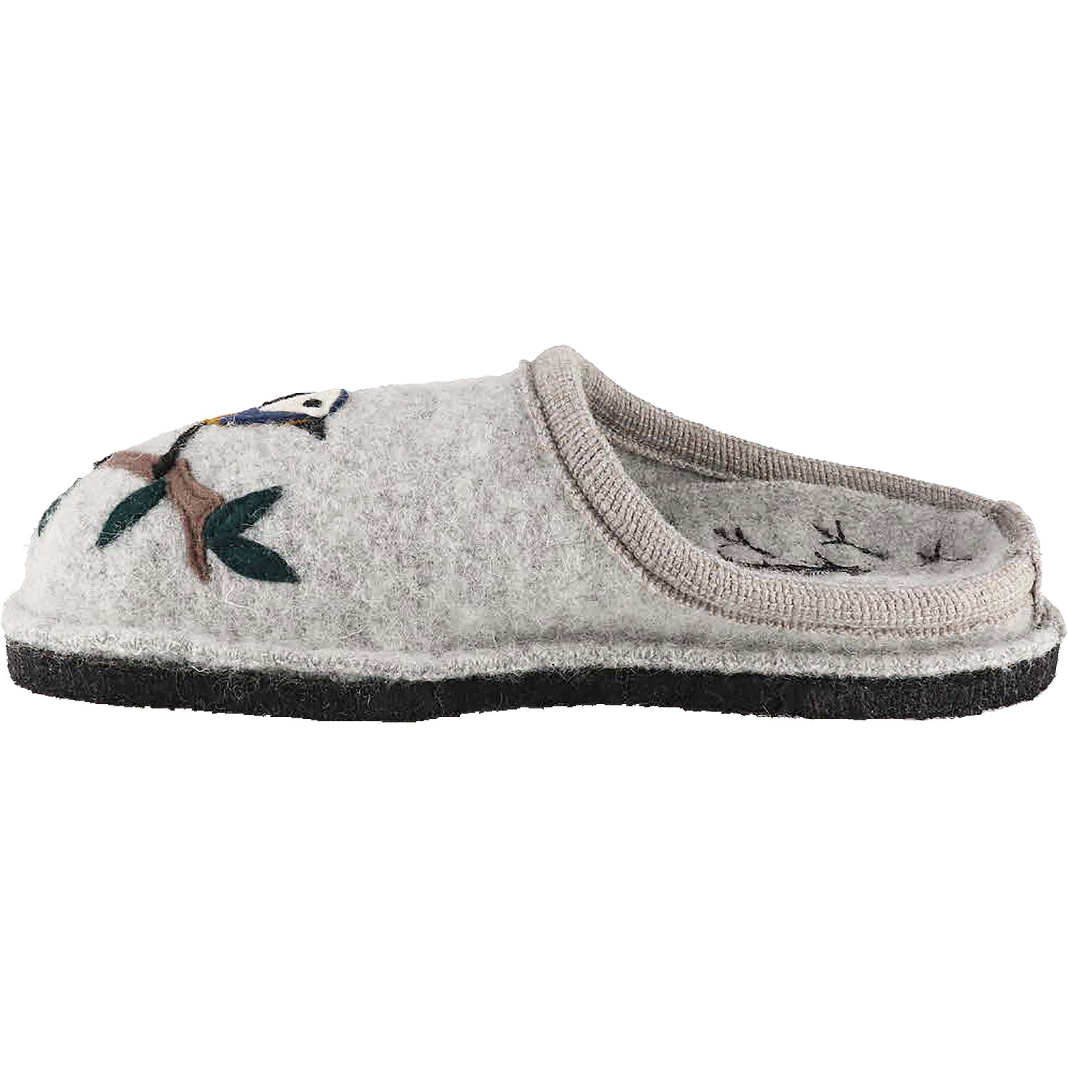 Haflinger Songbird Women's Slippers Silver Grey