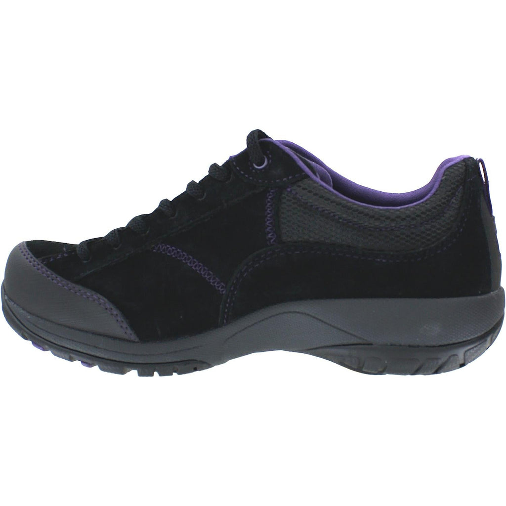 Dansko Paisley - Waterproof Women's Walking Shoes Black Suede
