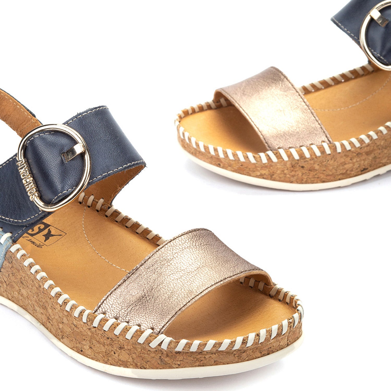 Pikolinos Marina W1C-0709CLC1 Women's Sandals Stone/Blue