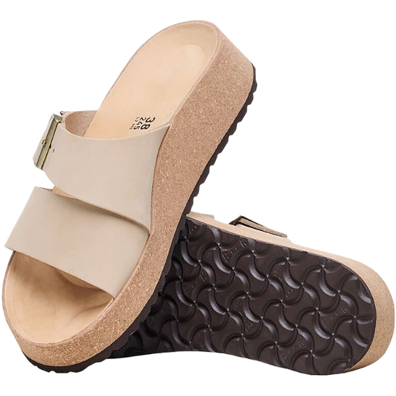 Birkenstock Papillio Almina Women's Wedge Heel Sandals Sandcastle