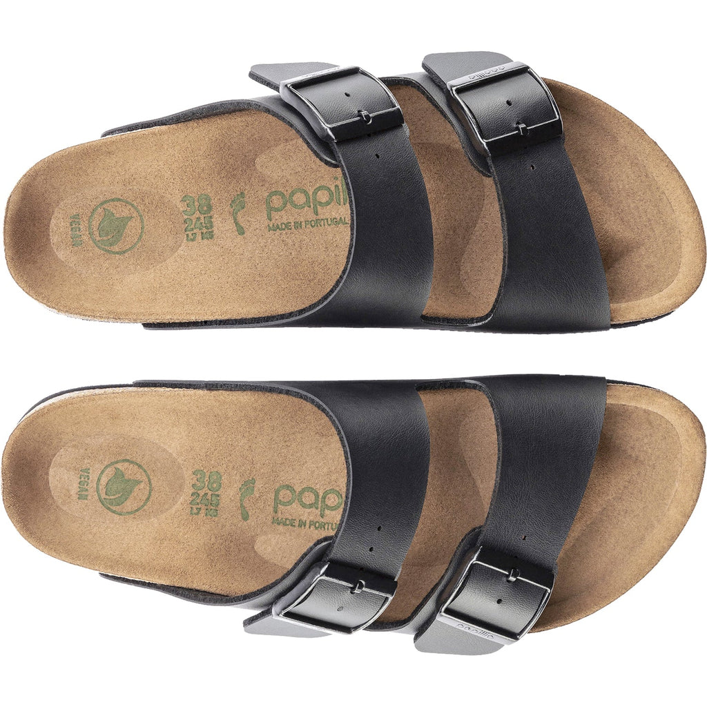 Birkenstock Papillio Arizona Platform Vegan Women's Sandals Black Birko-Flor