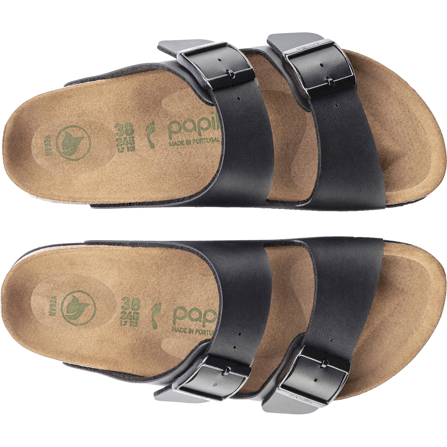 Birkenstock Papillio Arizona Platform Vegan Women's Sandals Black Birko-Flor