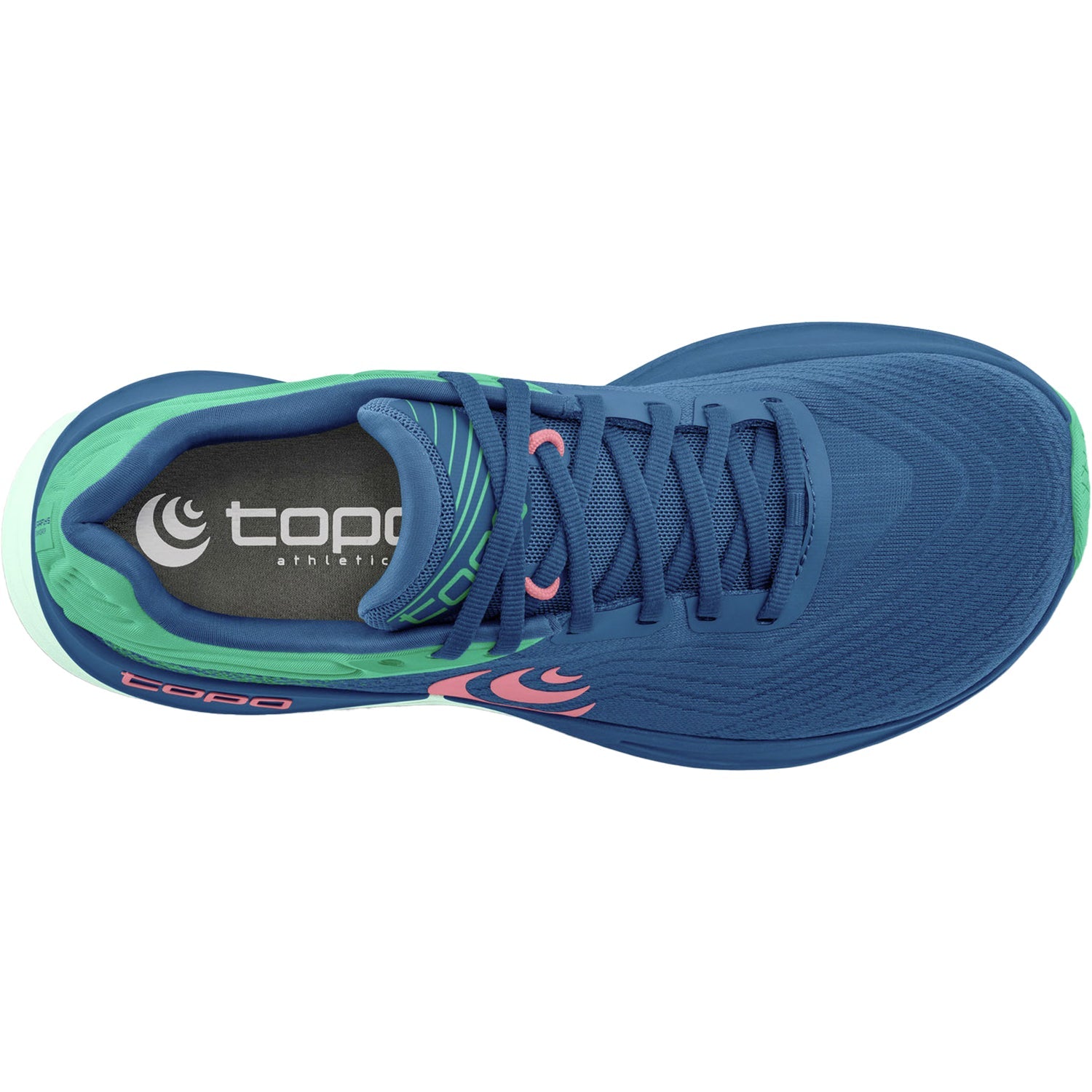 Topo Ultrafly 5 (Stability Support) Women's Athletic Shoes Blue/Aqua Mesh