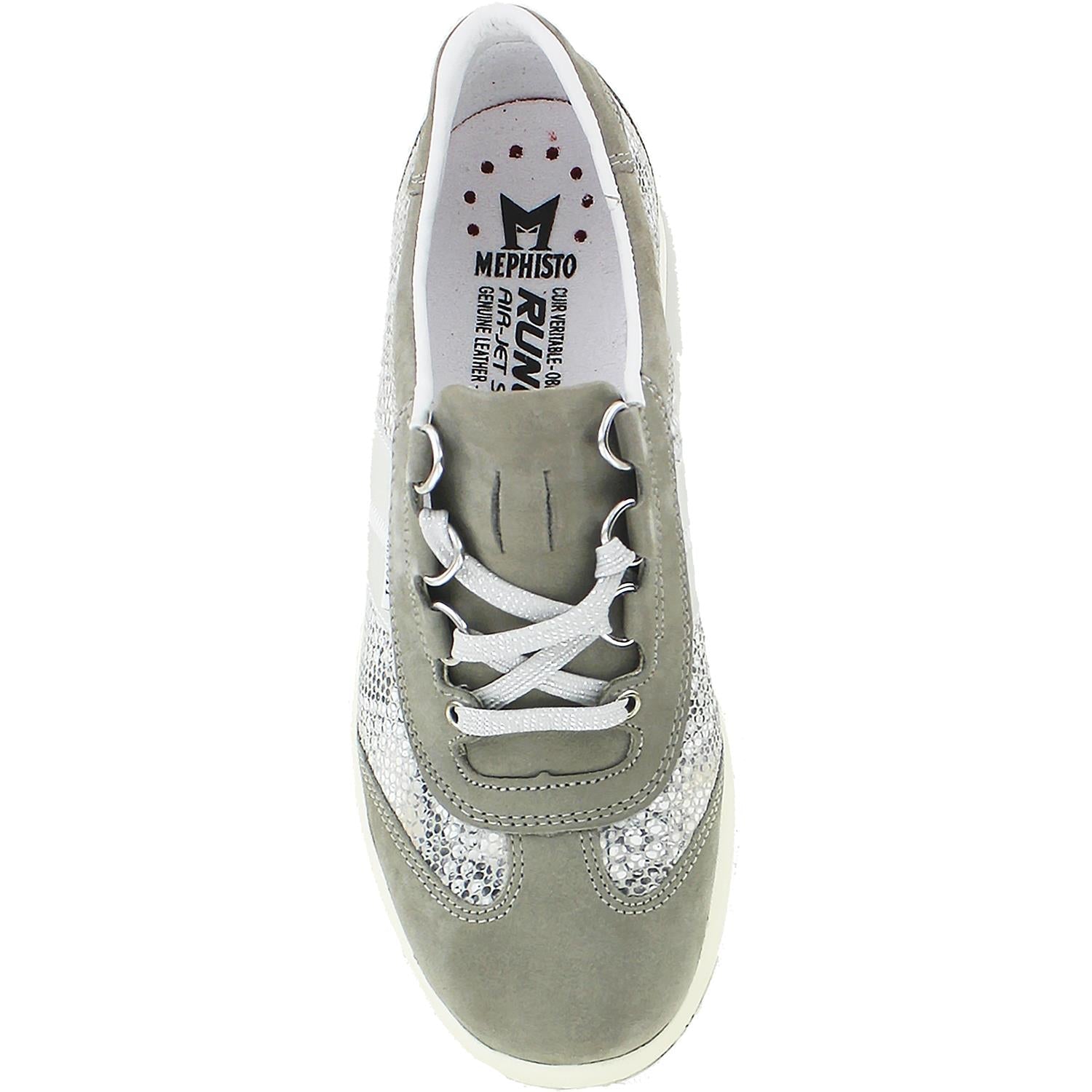 Mephisto Laser Women's Sneakers Light Grey/Sand Boa/Nickel Nubuck