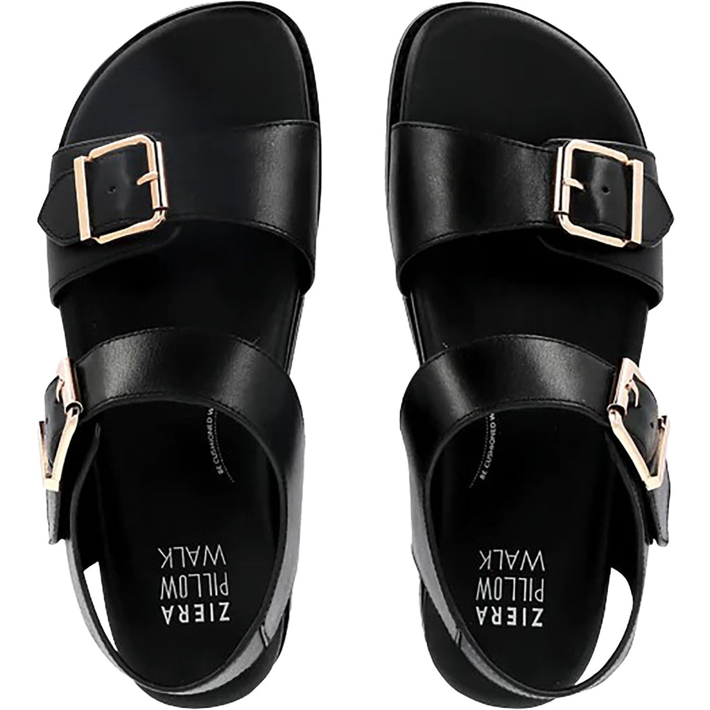 Ziera Hastice Women's Sandals Black Leather