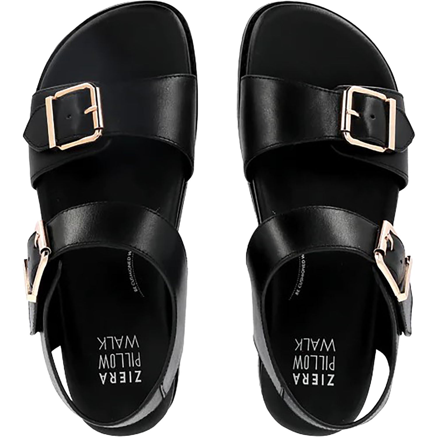 Ziera Hastice Women's Sandals Black Leather