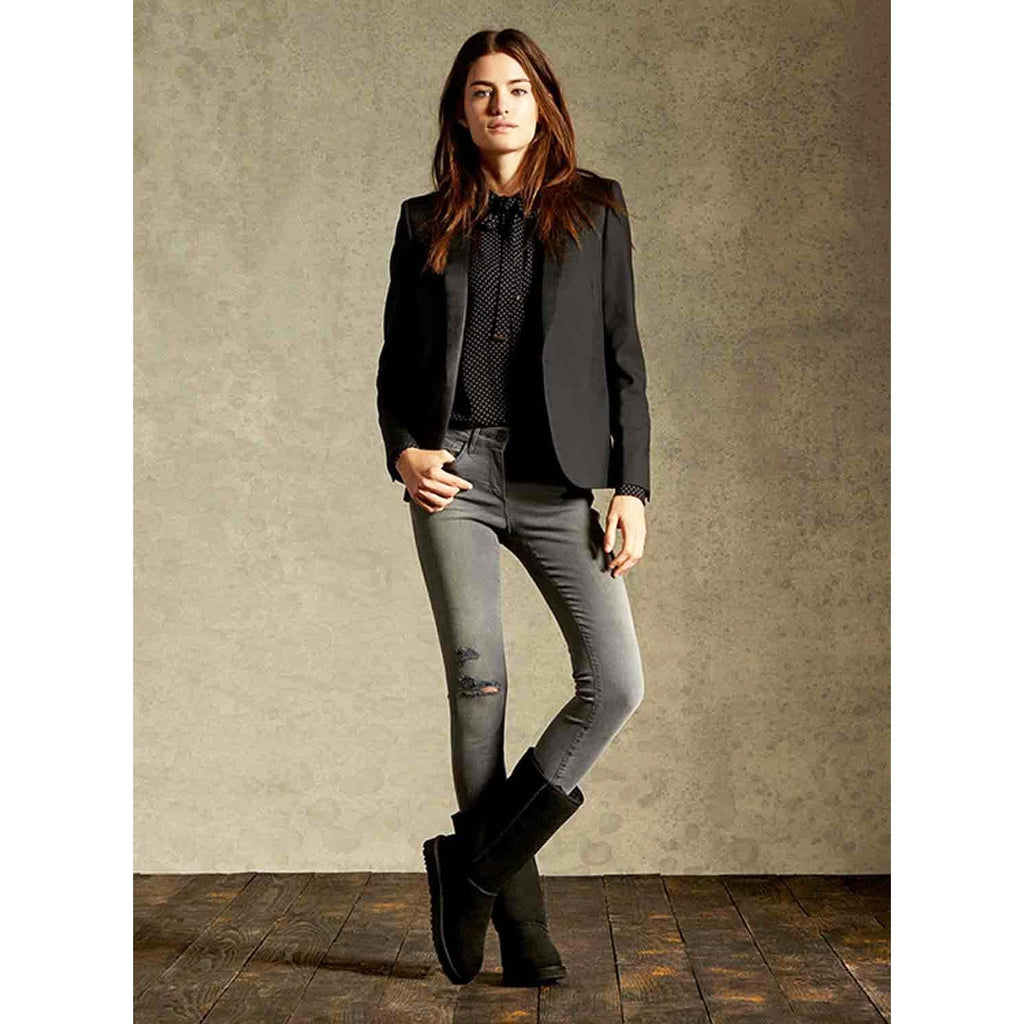 UGG Classic Tall II Women's Knee High Boots Black Sheepskin