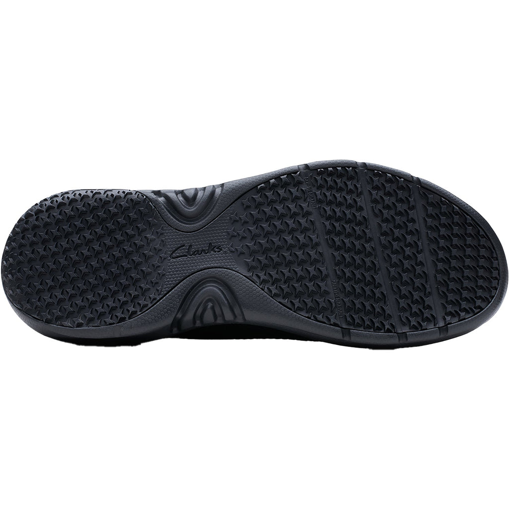 Clarks Pro Free Slip Resistant Men's Slip Ons Black/Black