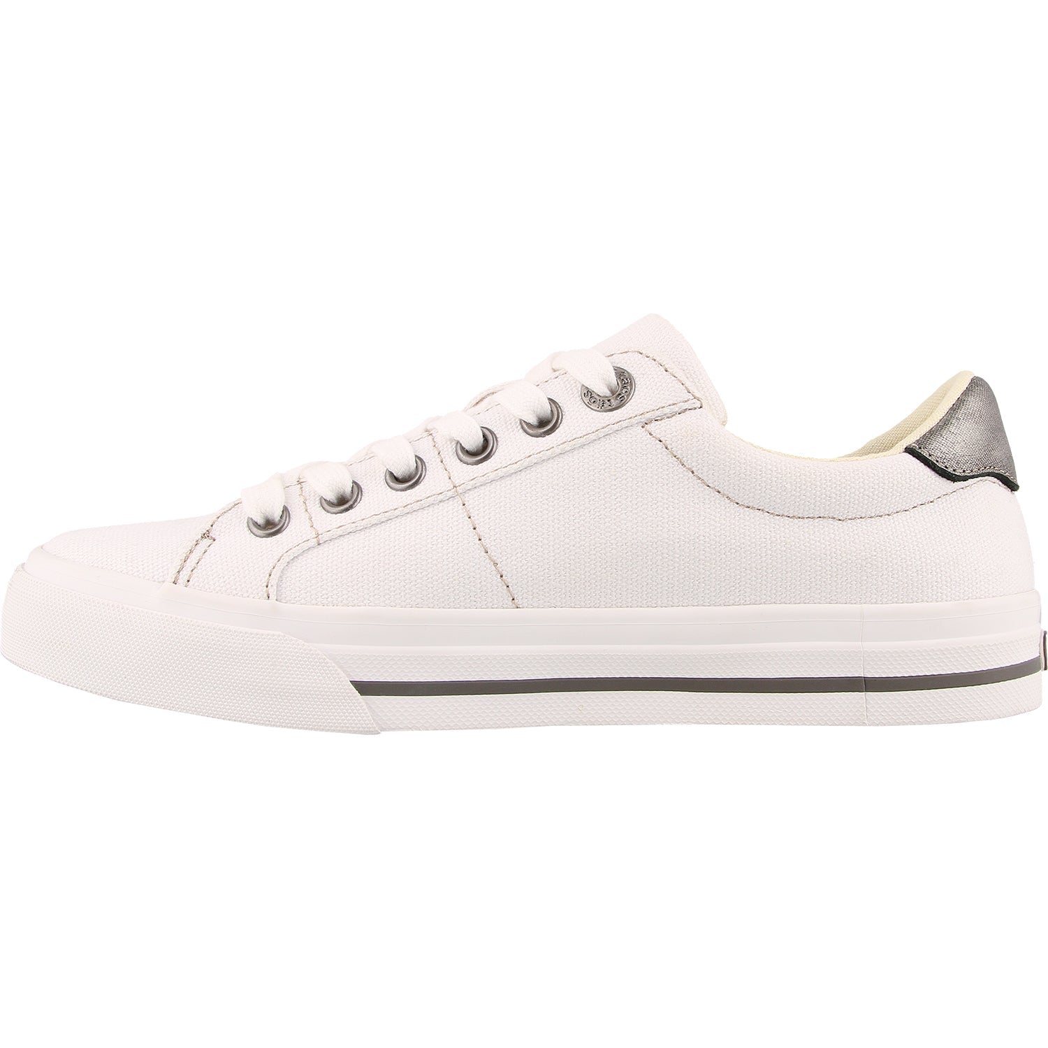 Taos Z Soul Women's Sneakers White/Pewter Canvas