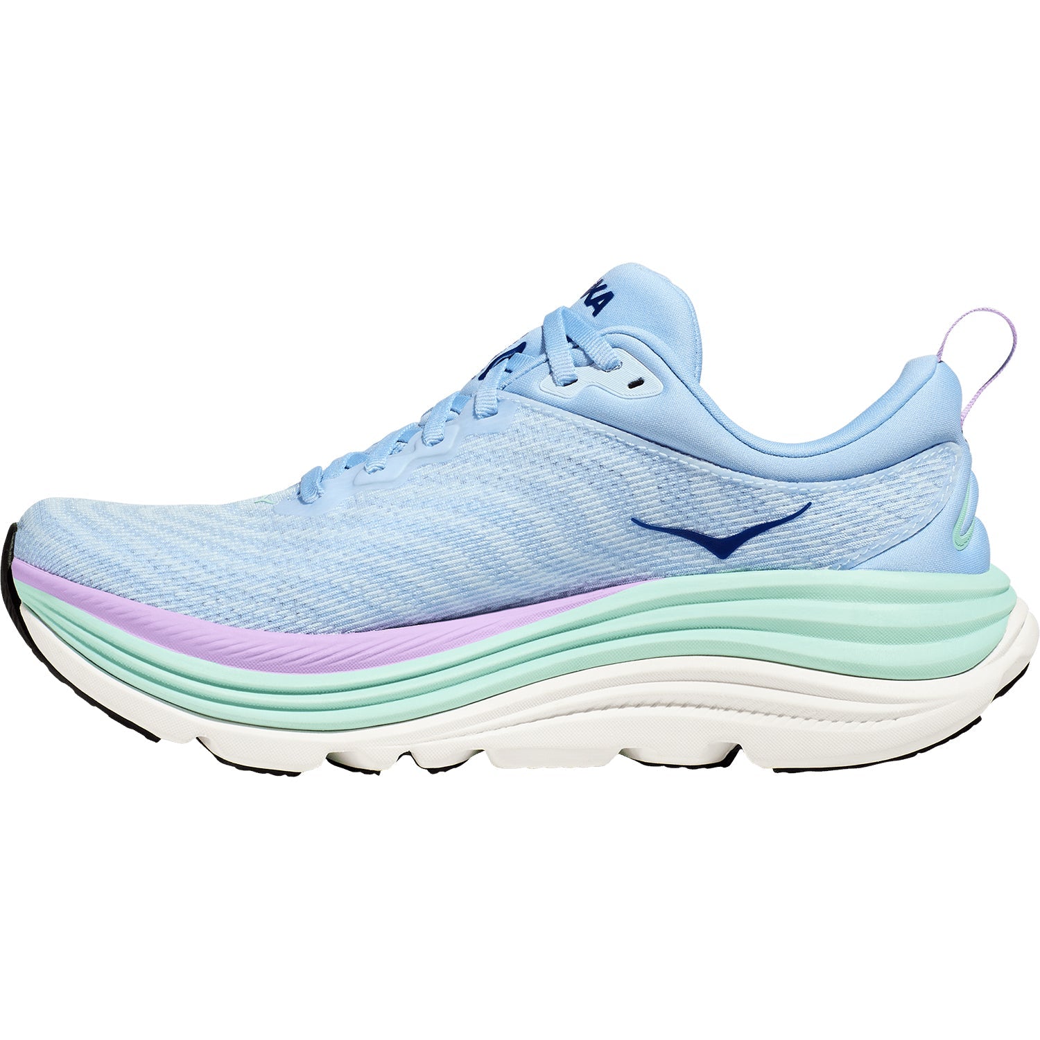 Hoka Gaviota 5 (Stability Support) Women's Running Shoes Airy Blue/Sunlit Ocean Mesh