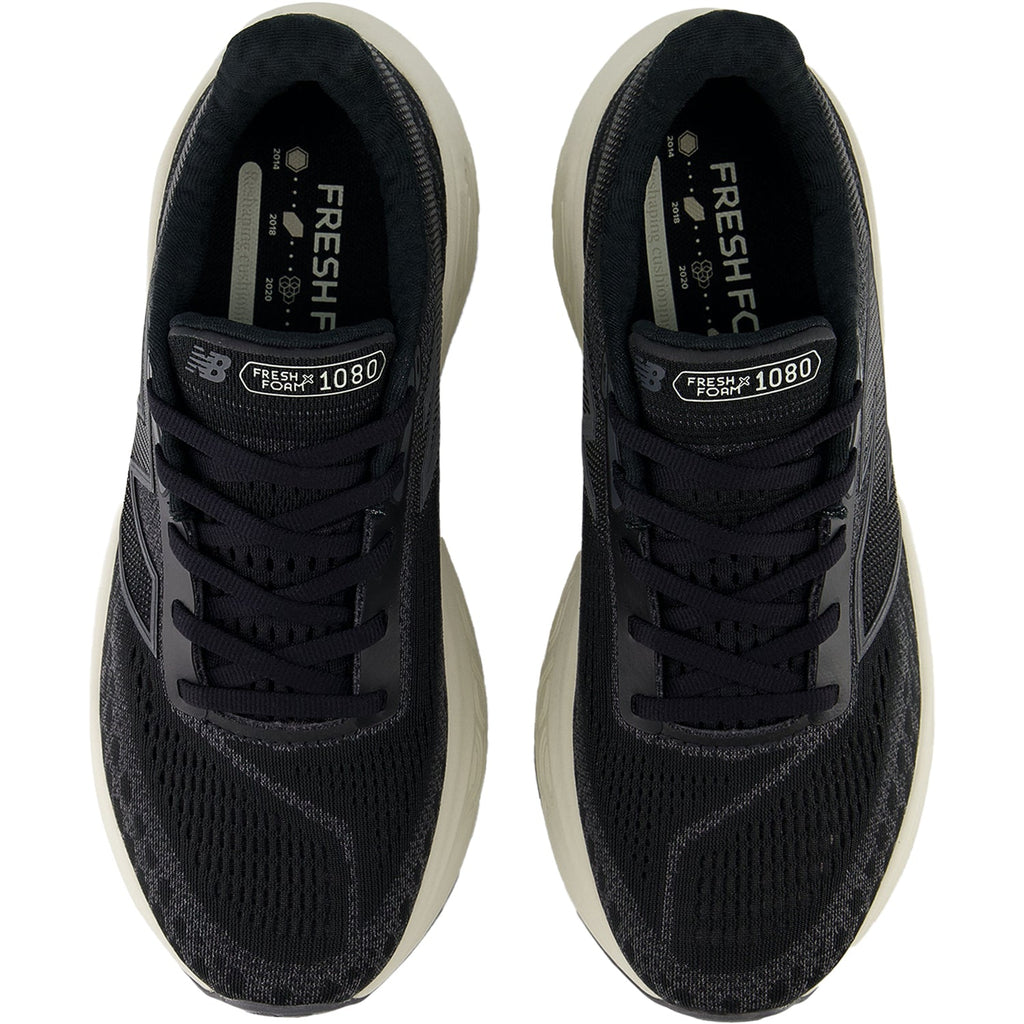 New Balance W1080B14 (Neutral Support) Women's Athletic Shoes Black/Phantom/Sea Salt