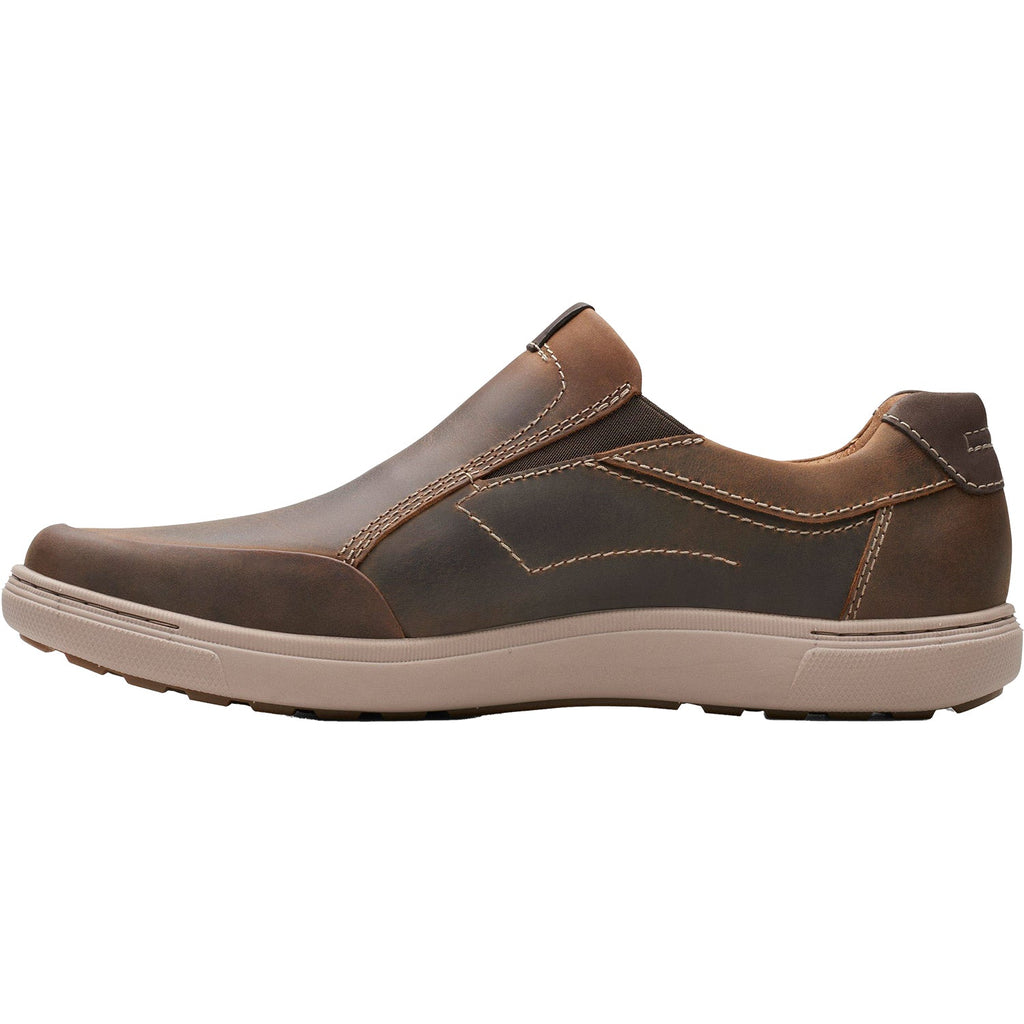 Clarks Mapstone Step Men's Slip Ons Beeswax Leather