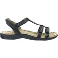 Taos Trophy 2 Women's Backstrap Sandals Black Leather