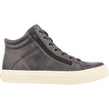 Taos Winner Women's High Top Sneakers Steel Leather