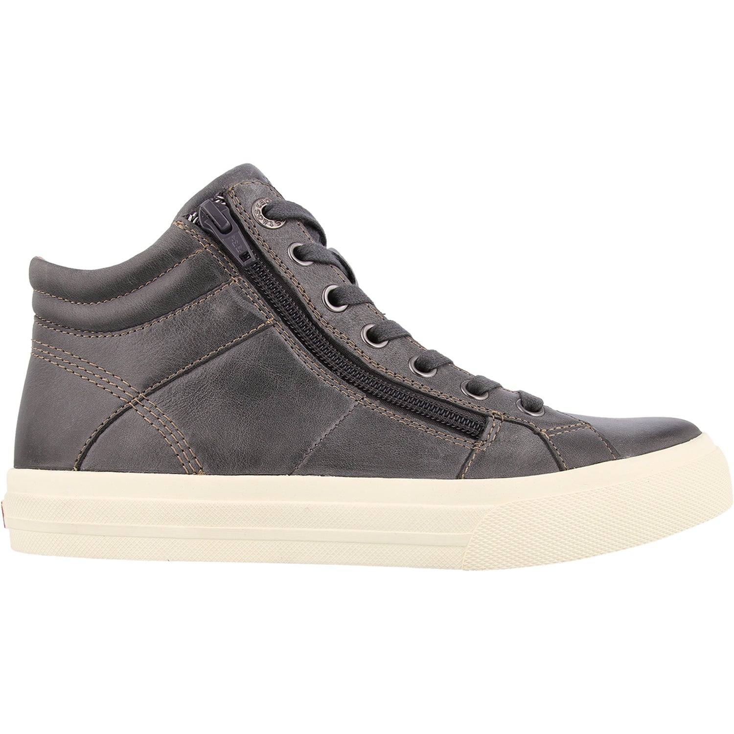 Taos Winner Women's High Top Sneakers Steel Leather
