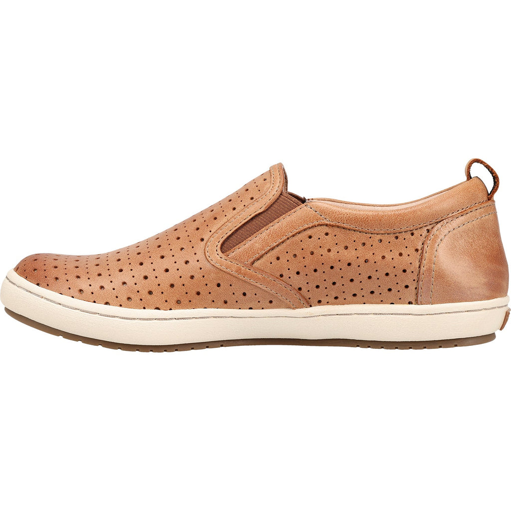 Taos Court Women's Slip On Sneakers Caramel Leather