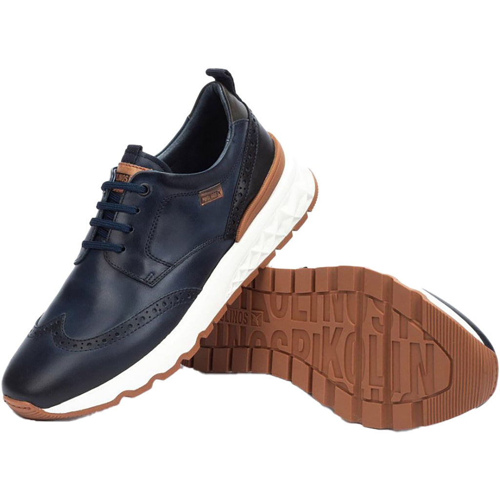 Pikolinos Aranda M8R-4019C1 Men's Shoes Blue Leather