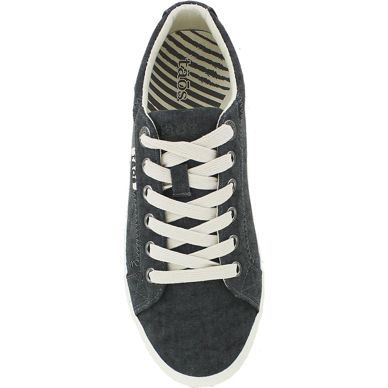 Taos Star Women's Shoes Charcoal Washed Canvas