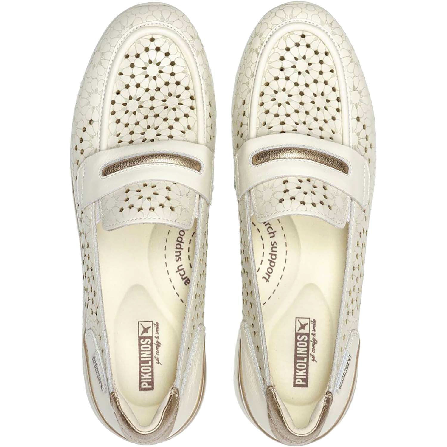 Pikolinos Cantabria W4R-6518C1 Women's Loafers Nata Leather