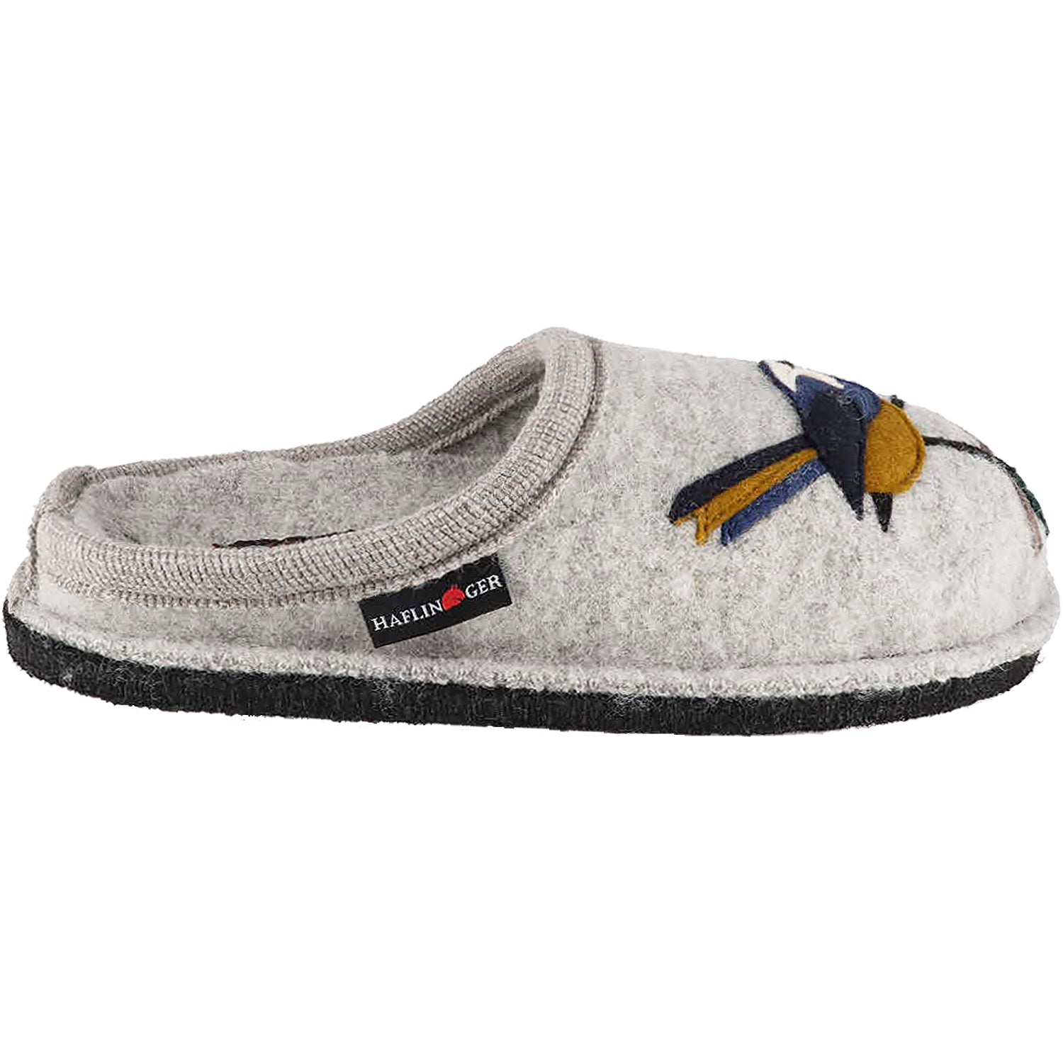 Haflinger Songbird Women's Slippers Silver Grey