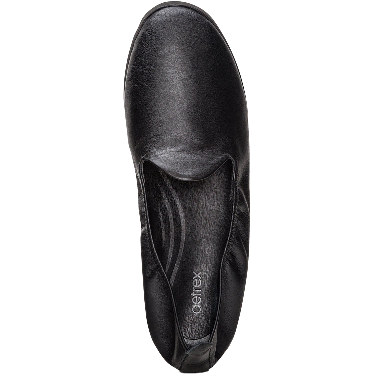 Aetrex Liz Women's Flats Black Leather