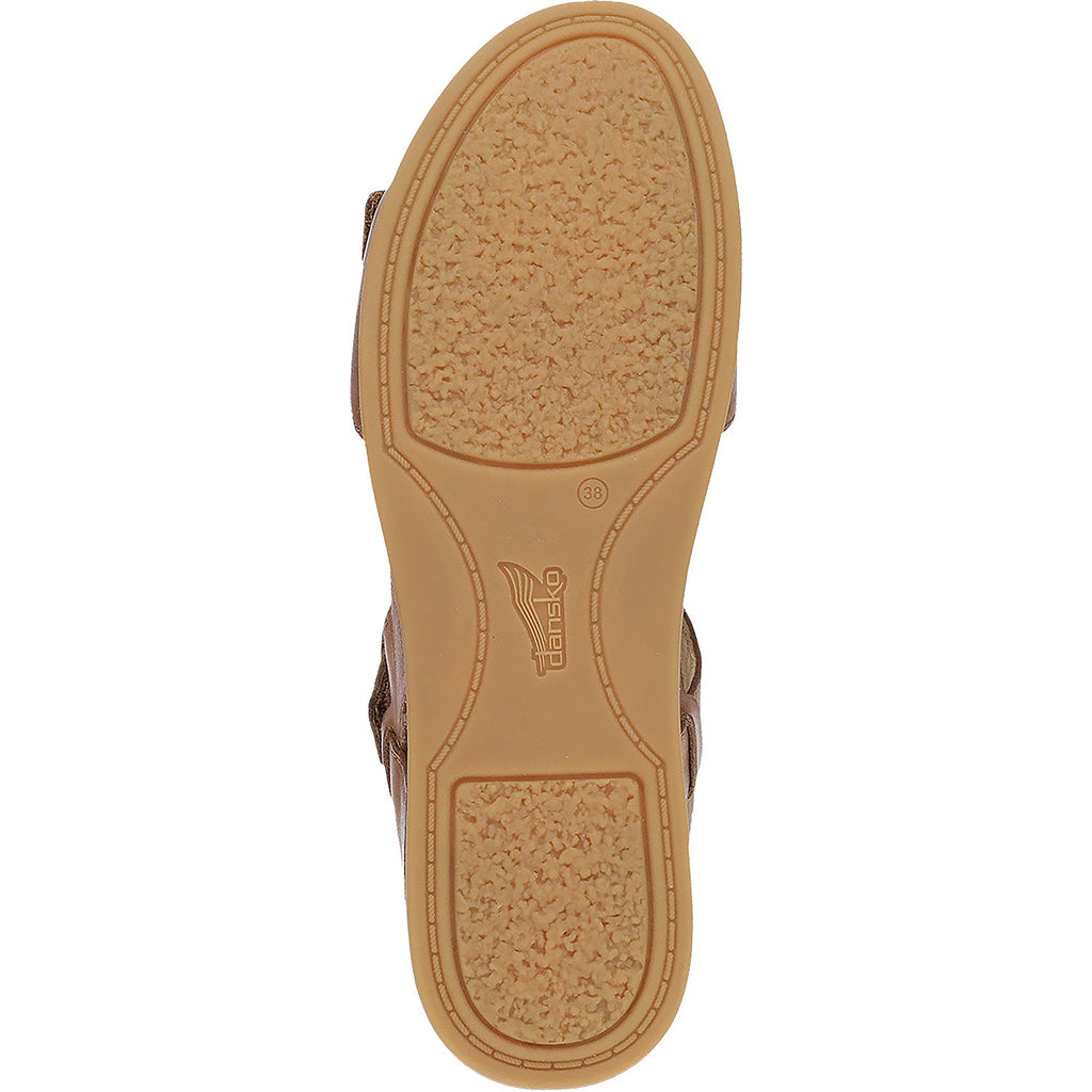 Dansko Candace Women's Sandals Tan Burnished Nappa Leather