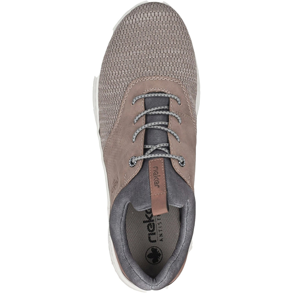 Rieker 13150-64 Men's Slip Ons Kiesel/Fango/Nuss/Rauch Synthetic