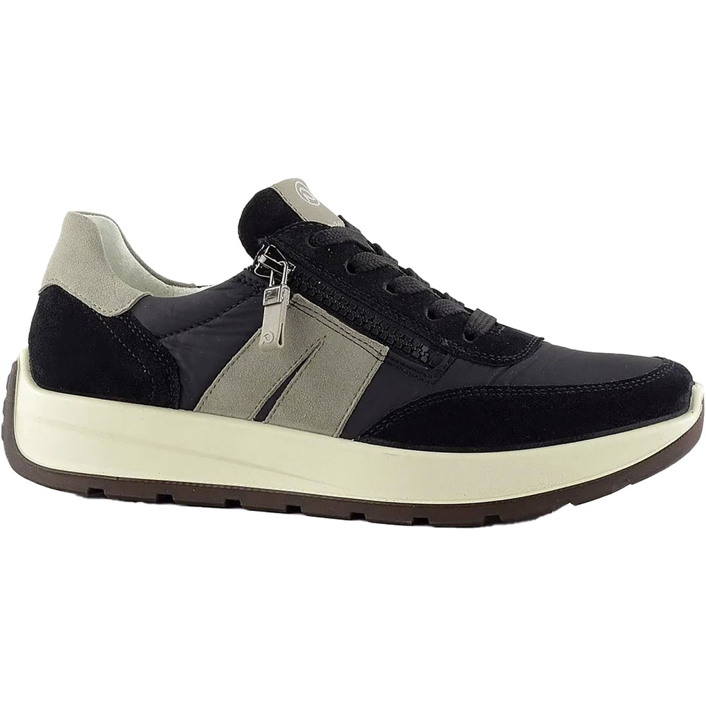 Ara Nerine Women's Shoes Black/Moon Suede