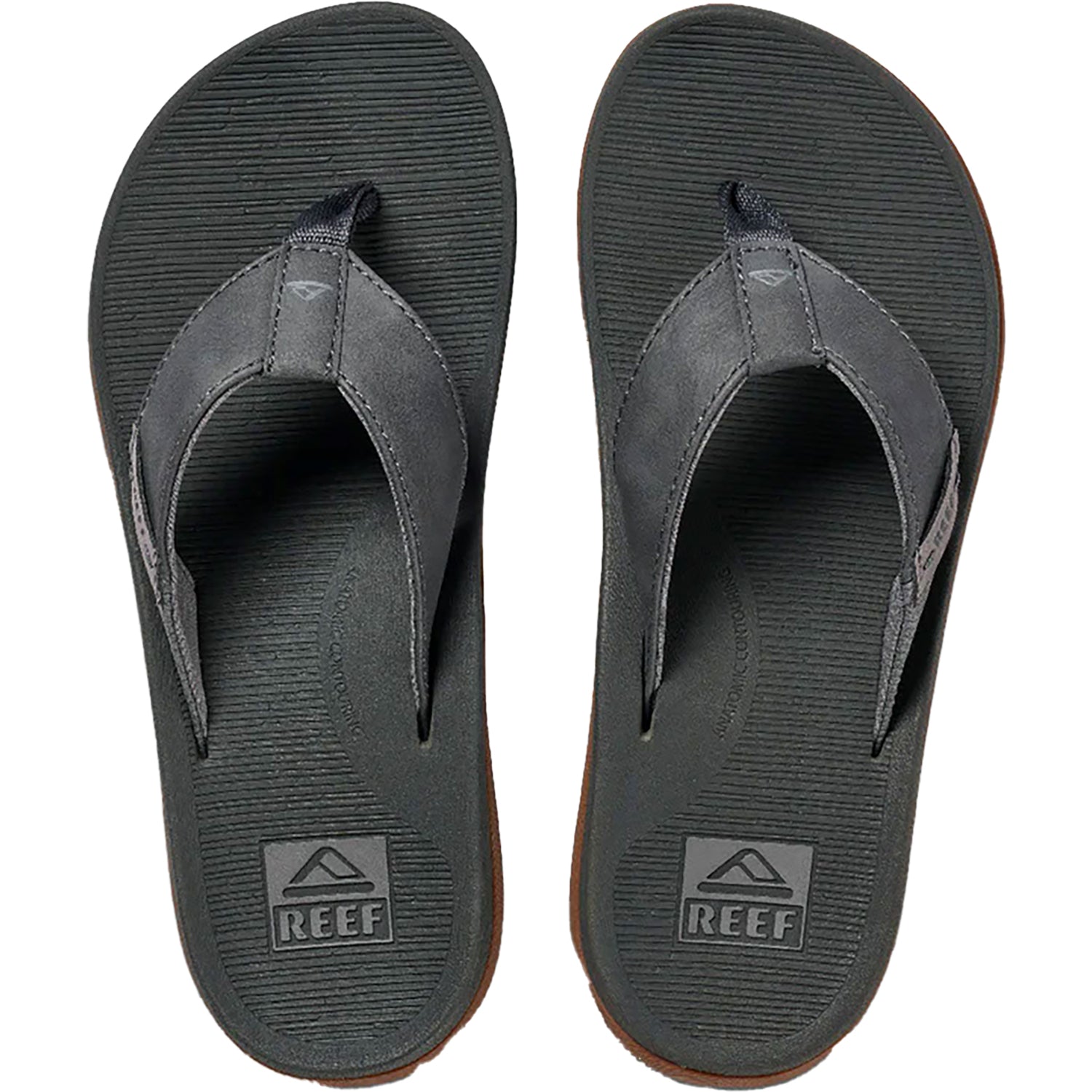 Reef Reef Santa Ana Men's Sandals Thong Sandals Grey Synthetic