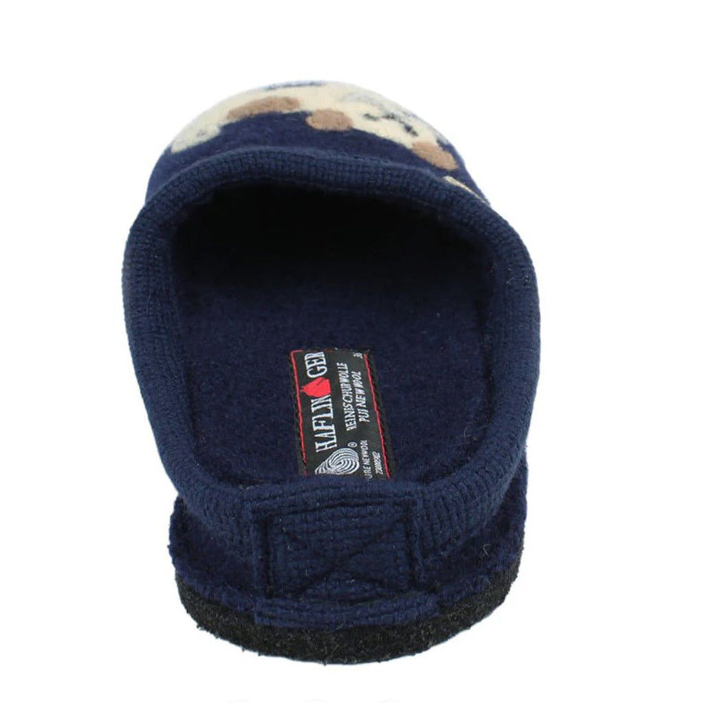 Haflinger Fido Women's Slippers Navy