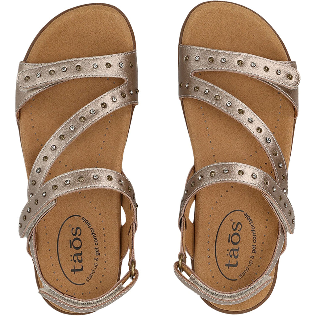 Taos Dazzle Women's Sandals Champagne Leather