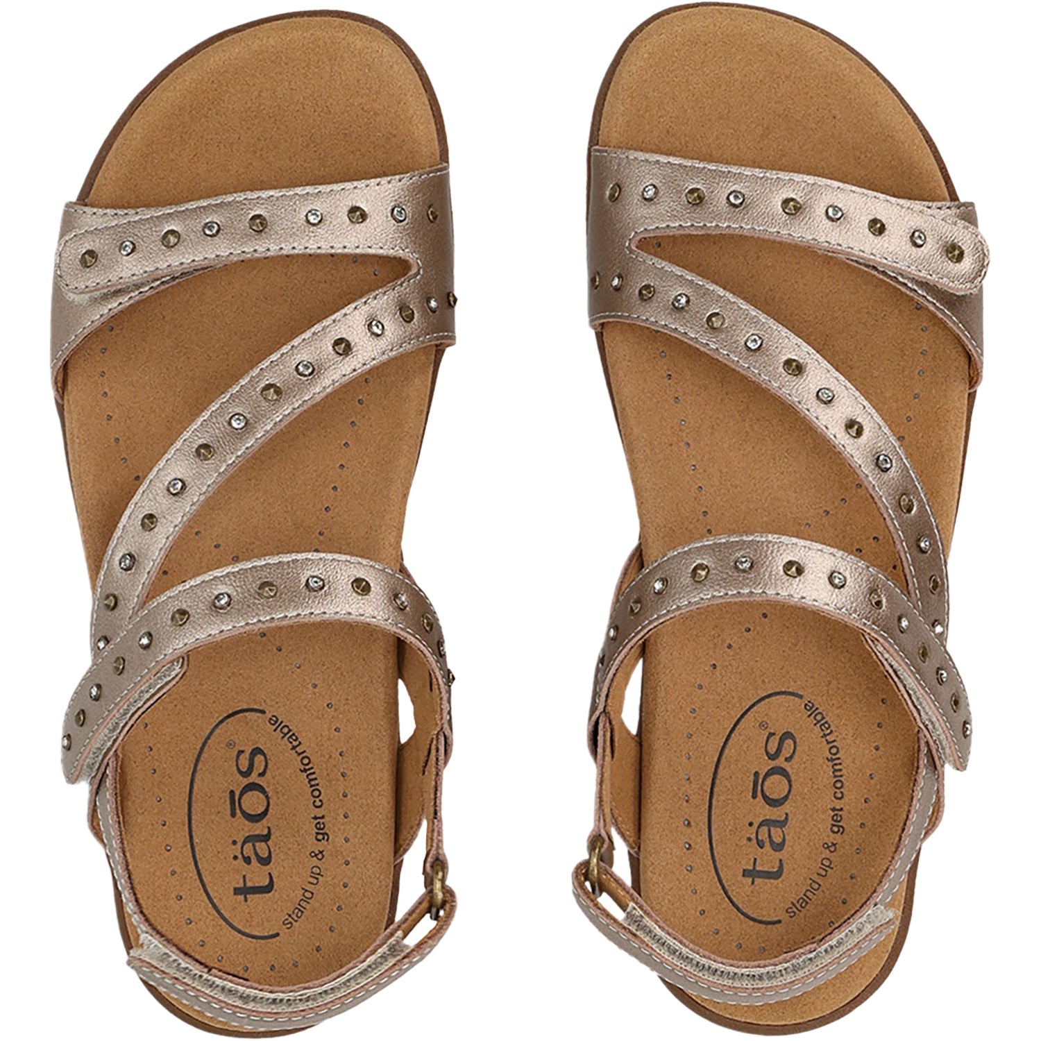 Taos Dazzle Women's Sandals Champagne Leather