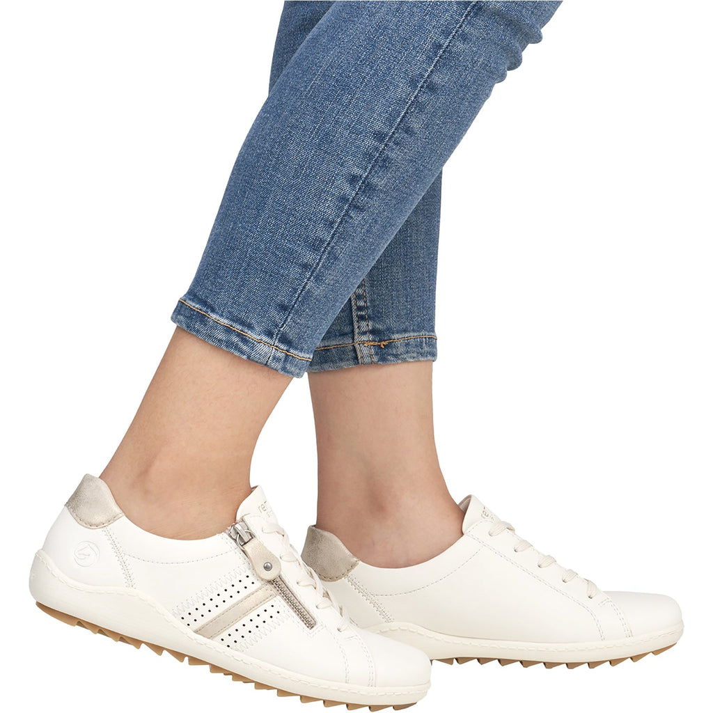 Remonte R1432-80 Liv 32 Women's Sneakers Paper/Muschel/Offwhite Leather