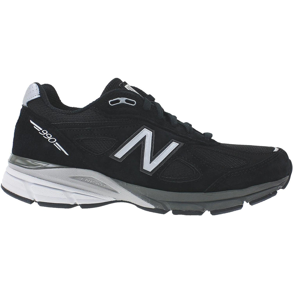 New Balance M990BK4 Running Men's Running Shoes Black/Silver Leather/Mesh
