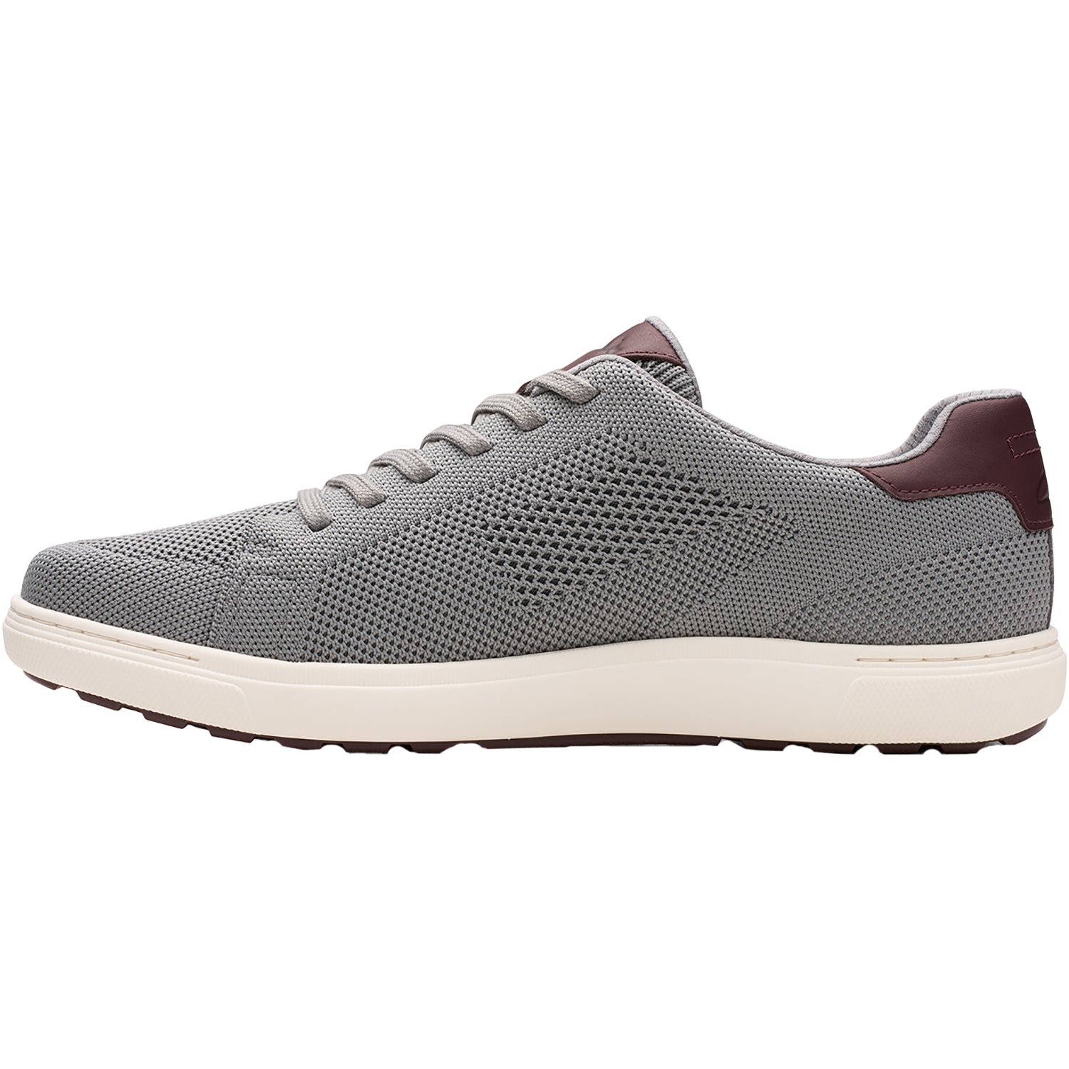 Clarks Mapstone Lace Men's Lace Up Shoes Grey Knit