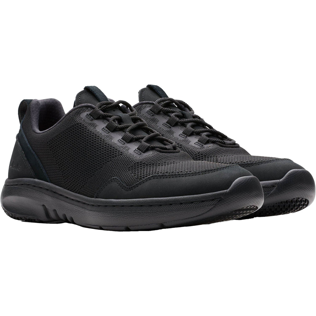 Clarks Pro Knit SR Men's SR Shoes Black Mesh