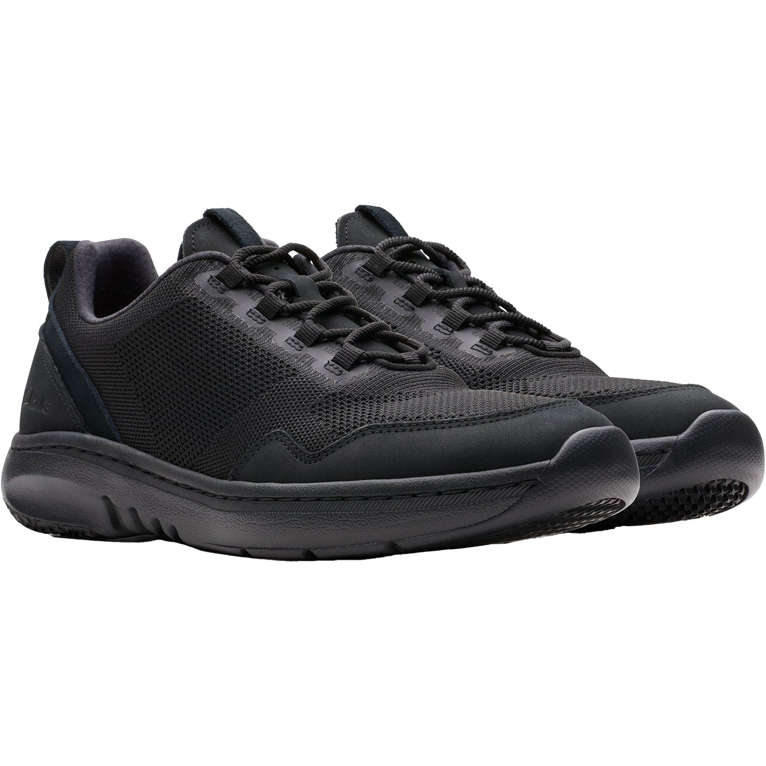 Clarks Pro Knit SR Men's SR Shoes Black Mesh