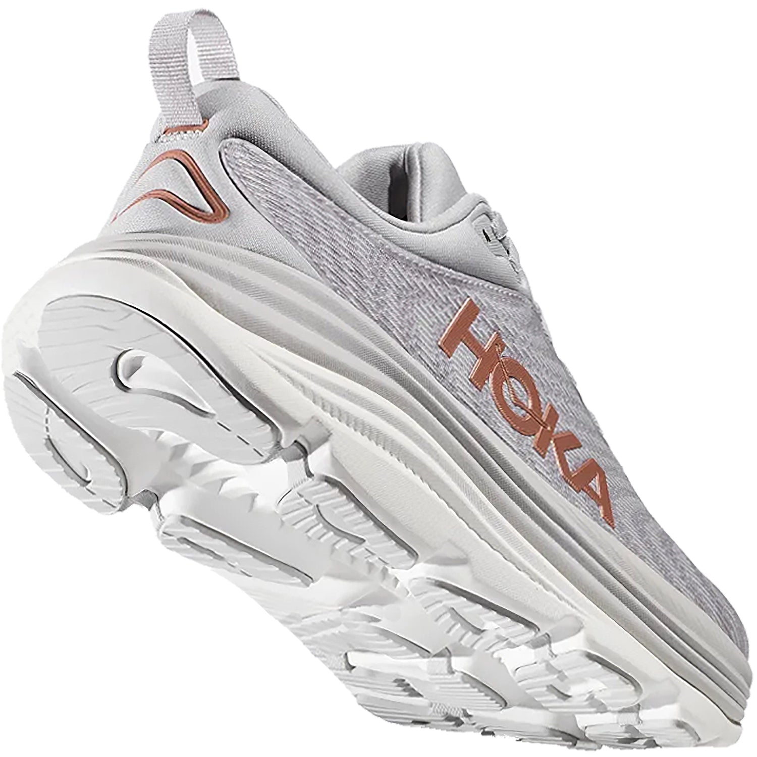 Hoka Gaviota 5 (Stability Support) Women's Running Shoes Harbor Mist/Rose Gold Mesh