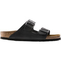Birkenstock Arizona Unisex Slide Sandals Black Oiled Leather