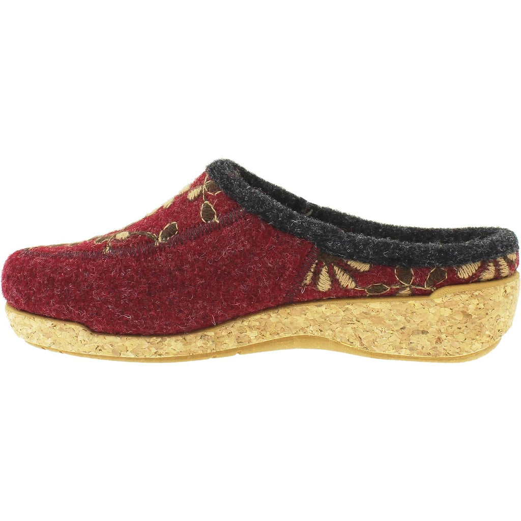 Taos Woolderness 2 Women's Clogs Cranberry Wool